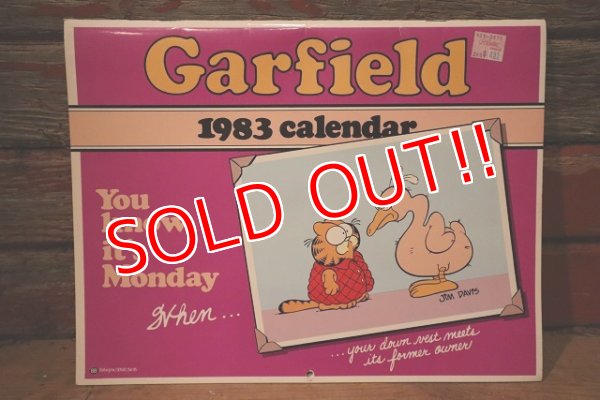 画像1: ct-220901-14 Garfield / 1983 Calendar