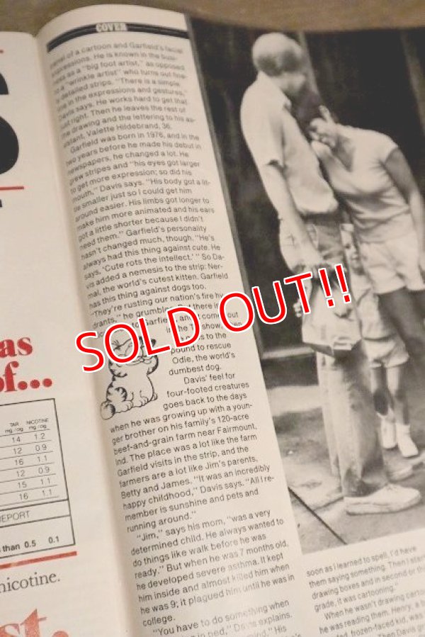 画像3: ct-220901-14 Garfield / Weekly People NOVEMBER 1. 1982