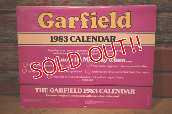 画像8: ct-220901-14 Garfield / 1983 Calendar