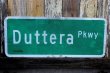 画像2: dp-221001-01 Road Sign "Duttera Pkwy"
