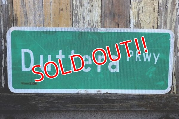 画像2: dp-221001-01 Road Sign "Duttera Pkwy"