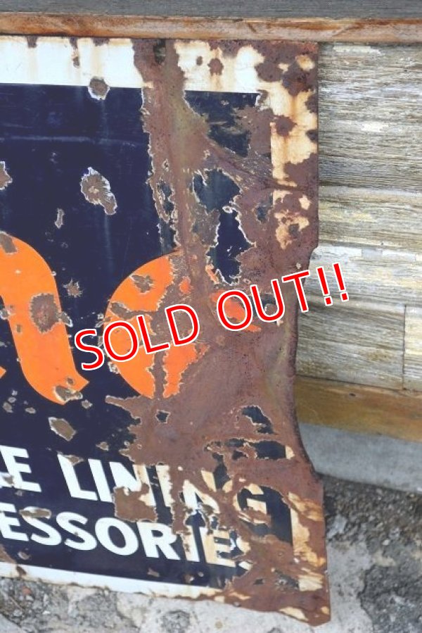 画像7: dp-221201-25 Firestone / 1940's Porcelain Sign