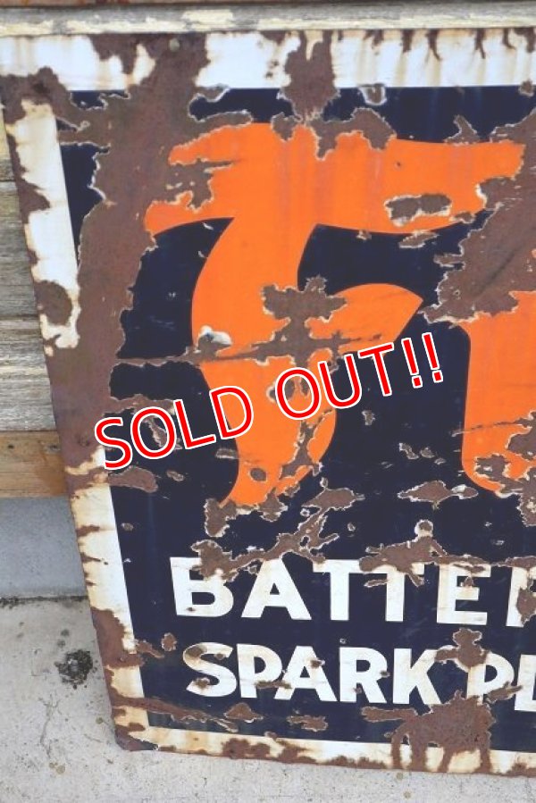 画像3: dp-221201-25 Firestone / 1940's Porcelain Sign