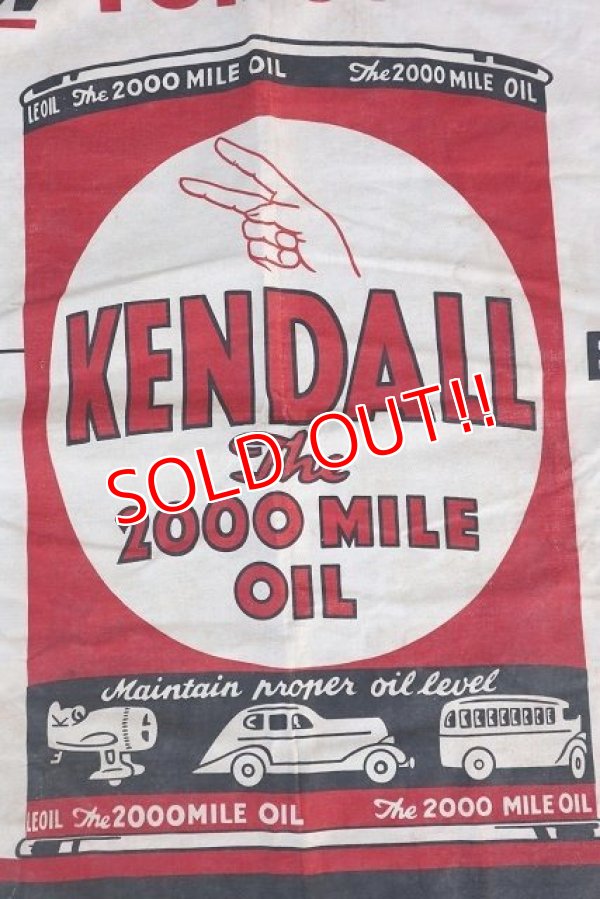 画像2: dp-221001-40 KENDALL / 1940's Canvas Banner