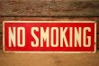 画像1: dp-221201-30 NO SMOKING / Vintage Tin Sign