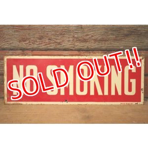 画像: dp-221201-30 NO SMOKING / Vintage Tin Sign