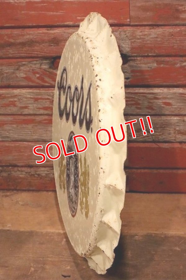 画像5: dp-221201-27 Coors Beer / 1980's Bottle Cap Sign