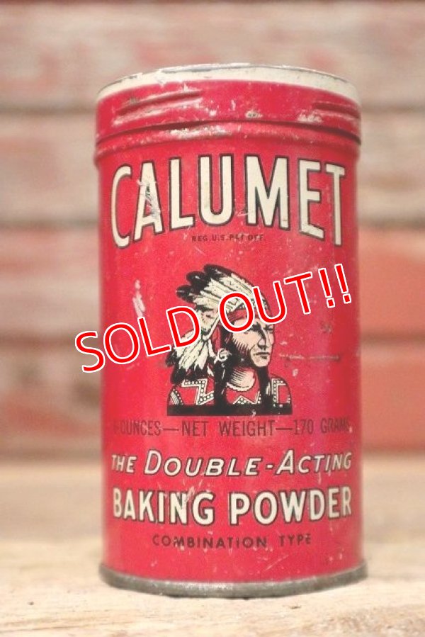 画像1: dp-221101-02 CALUMET / 1930's Baking Powder Can
