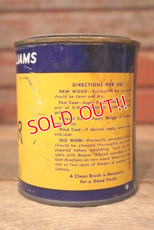 画像3: dp-221201-52 SHERWIN-WILLIAMS / 1950's-1960's SPAR VANISH Can