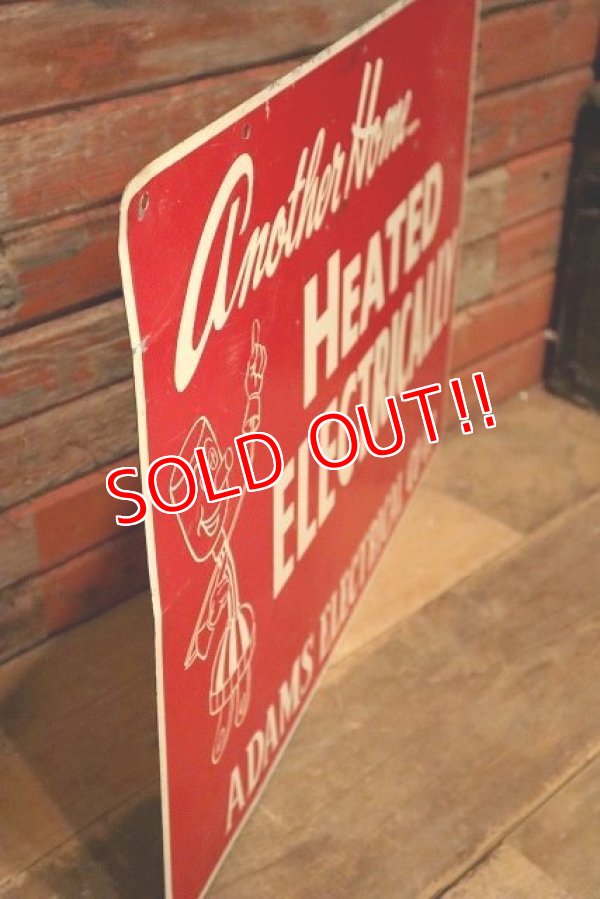 画像10: ct-221201-17 Willie Wiredhand / 1950's HEATED ELECTRICALLY Metal Sign