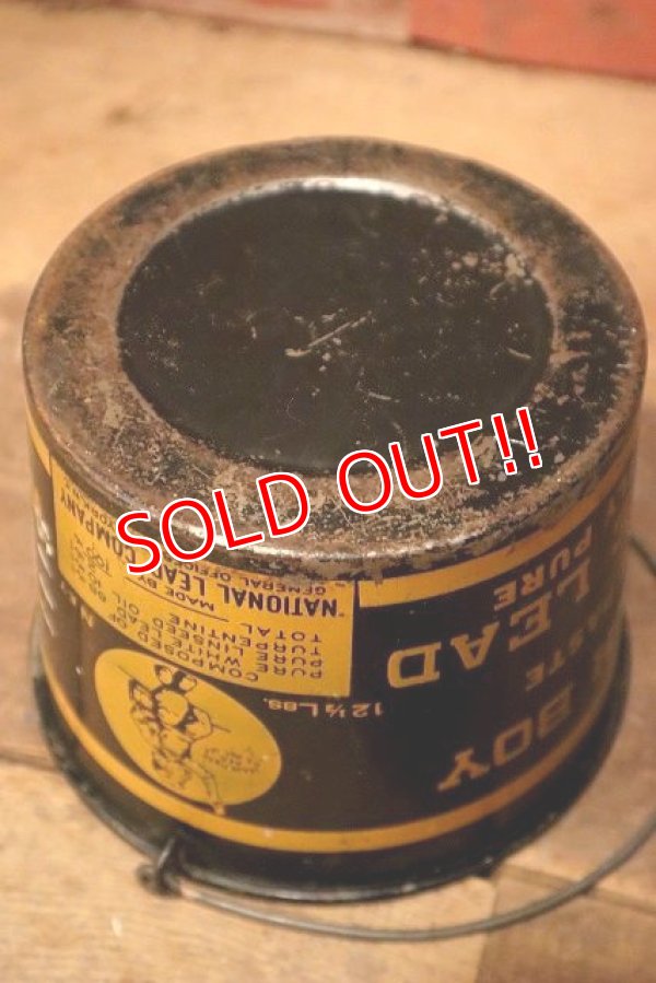 画像8: ct-221201-06 DUTCH BOY / 1950's SOFT PASTE WHITE LEAD Bucket