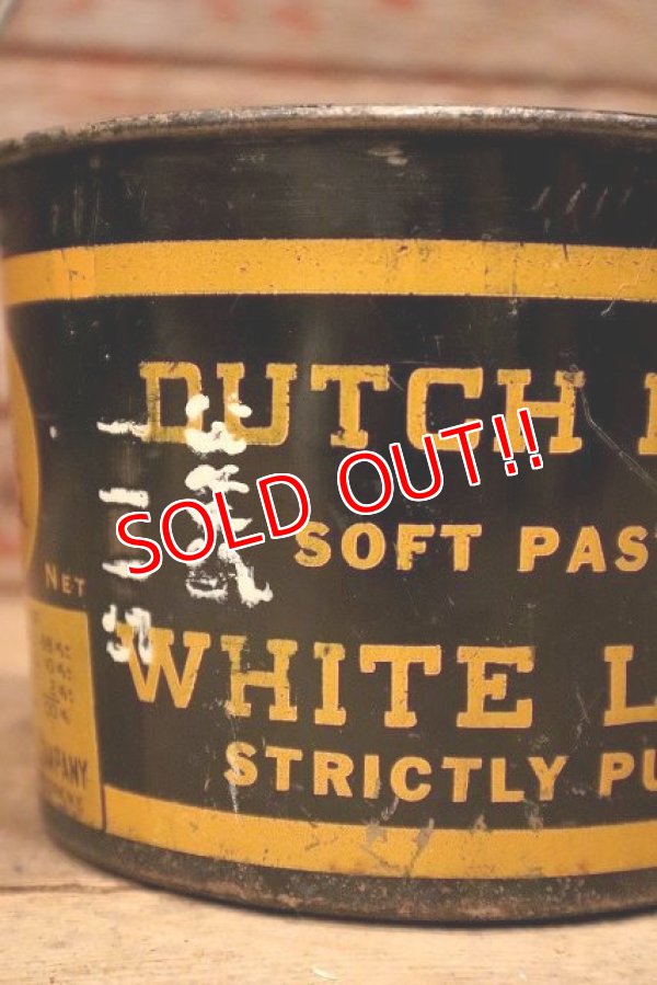 画像3: ct-221201-06 DUTCH BOY / 1950's SOFT PASTE WHITE LEAD Bucket