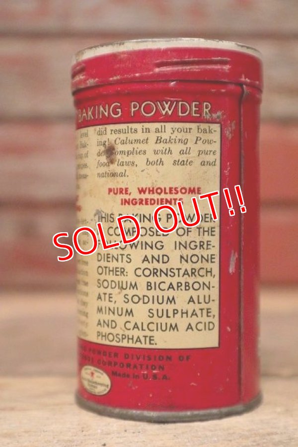 画像4: dp-221101-02 CALUMET / 1930's Baking Powder Can