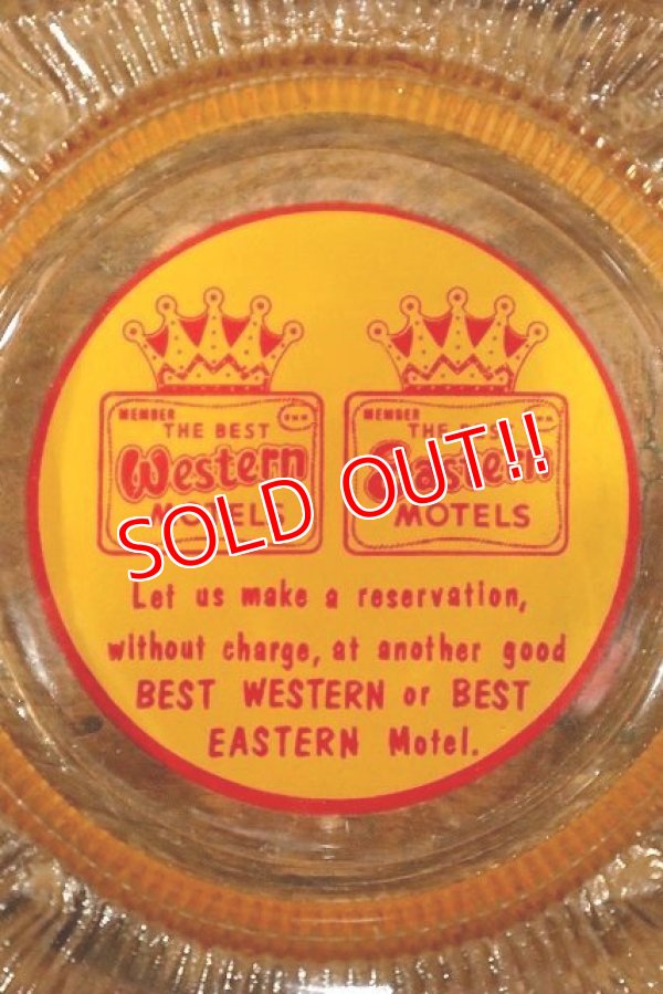 画像1: dp-221201-33 THE BEST Western BEST Eastern MOTELS / Vintage Ashtray