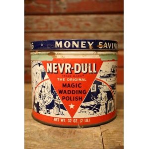 画像: dp-221101-04 NEVR-DULL / 1940's Cleaning & Polishing Cloth Can