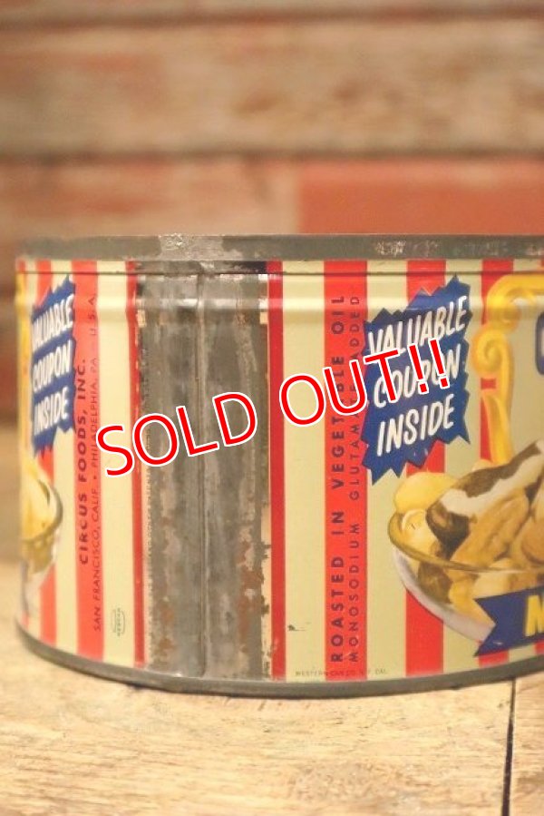 画像5: dp-221201-40 CIRCUS FOODS , INC. / 1950's CIRCUS MIXED NUTS CAN