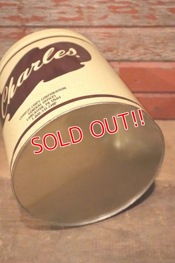 画像9: dp-221201-49 Charles / Vintage Potato Chips Can