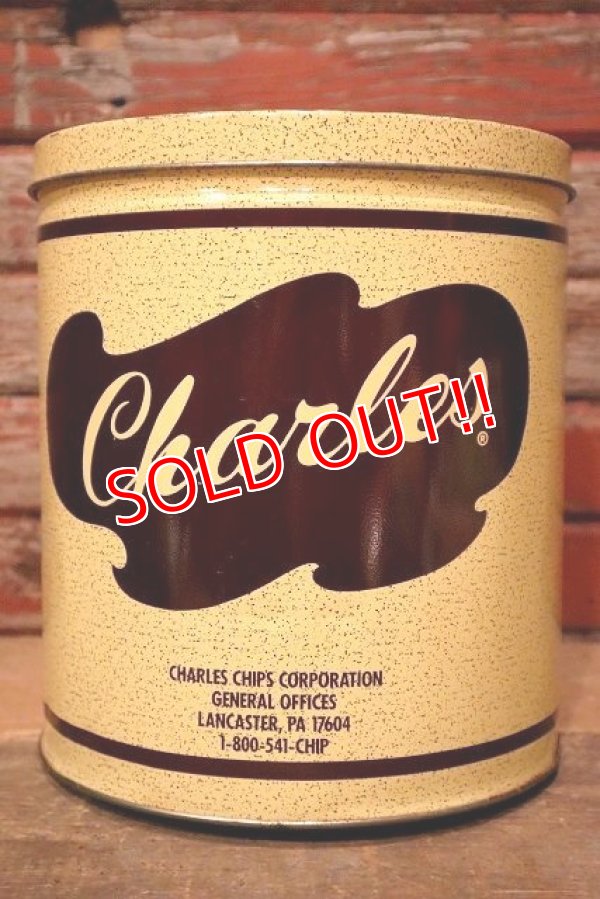 画像2: dp-221201-49 Charles / Vintage Potato Chips Can