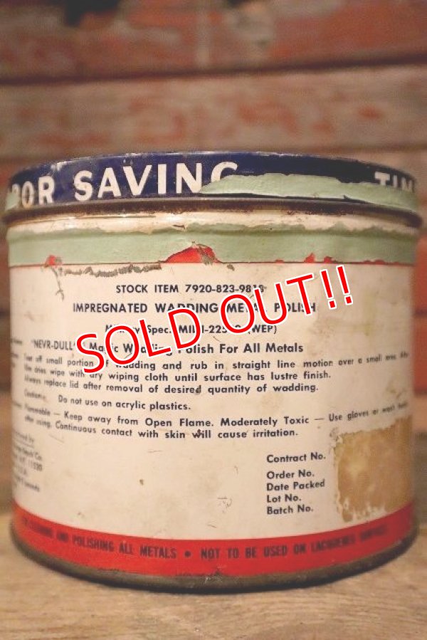 画像5: dp-221101-04 NEVR-DULL / 1940's Cleaning & Polishing Cloth Can