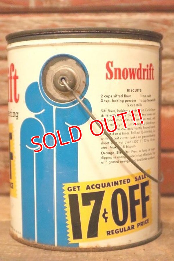 画像2: dp-221201-50 Snowdrift / Vintage Shortening Can