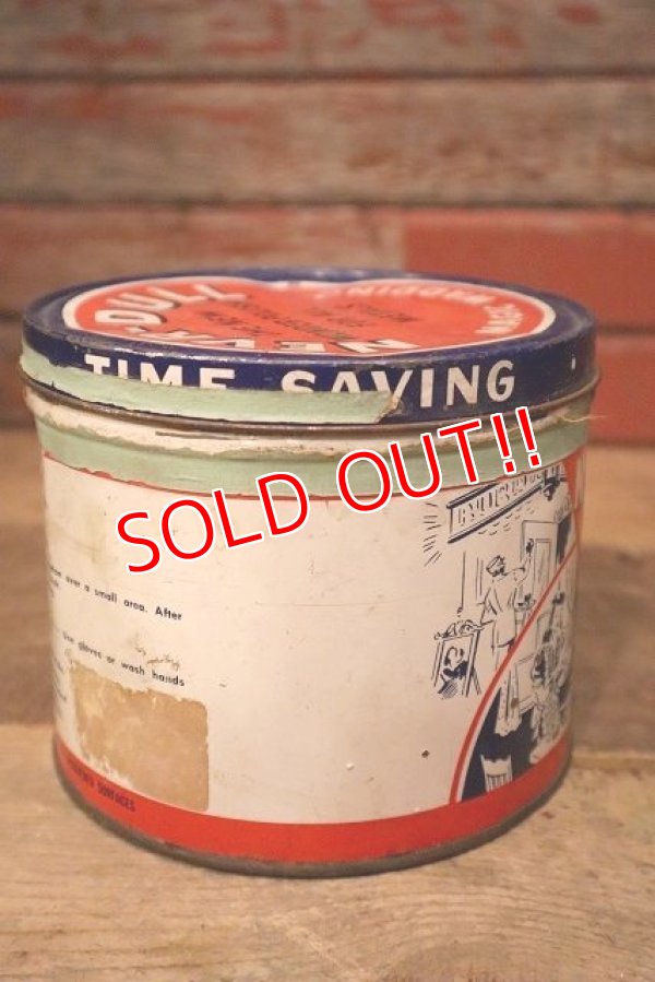 画像4: dp-221101-04 NEVR-DULL / 1940's Cleaning & Polishing Cloth Can