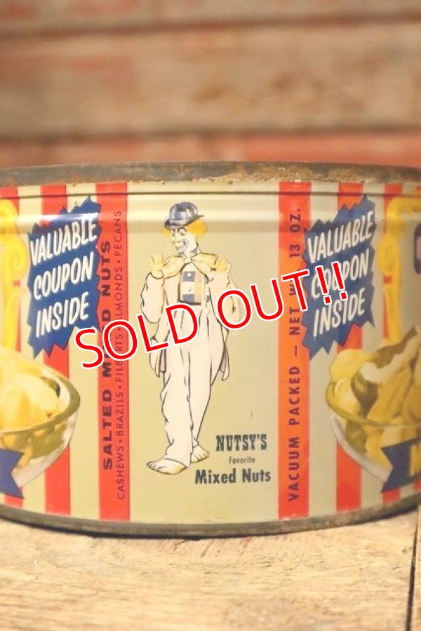 画像4: dp-221201-40 CIRCUS FOODS , INC. / 1950's CIRCUS MIXED NUTS CAN