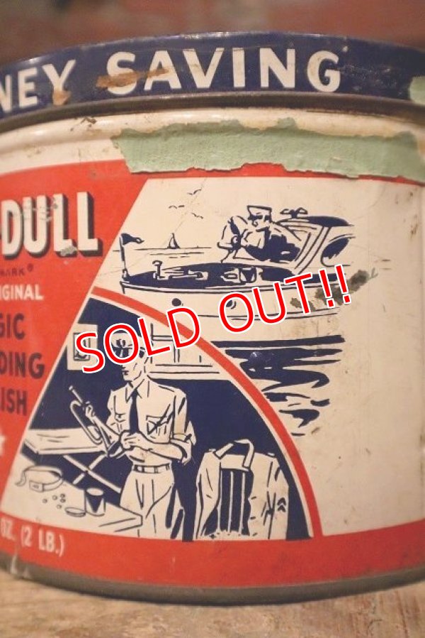 画像3: dp-221101-04 NEVR-DULL / 1940's Cleaning & Polishing Cloth Can