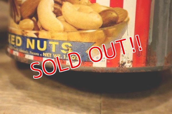 画像6: dp-221201-41 CIRCUS FOODS , INC. / 1950's CIRCUS MIXED NUTS CAN