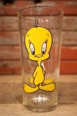 画像1: ct-221201-40 Tweety / PEPSI 1973 Collector Series Glass