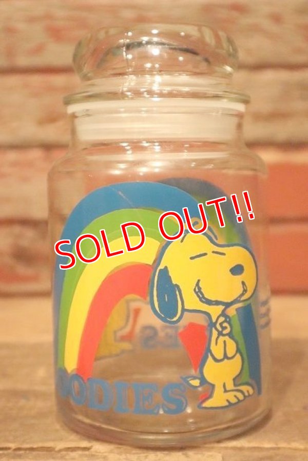 画像3: ct-221201-01 Snoopy / Anchor Hocking 1970's Goodies Candy Pot
