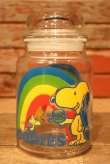 画像1: ct-221201-01 Snoopy / Anchor Hocking 1970's Goodies Candy Pot