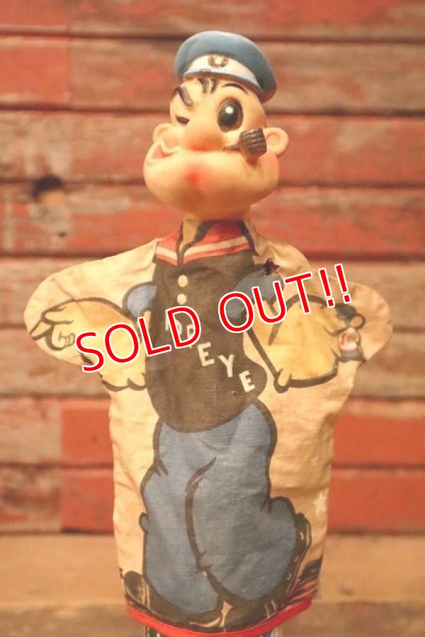 画像1: ct-221201-120 Popeye / GUND 1950's Hand Puppet