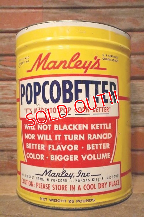 画像1: dp-221201-48 Manley's / POPCOBETTER Can
