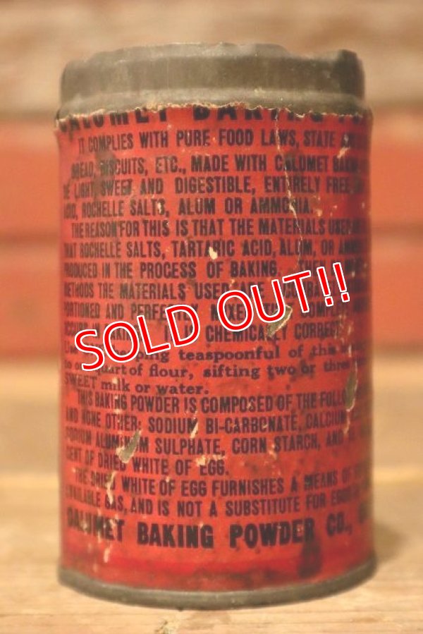 画像3: dp-221201-60 CALUMET / 1920's-1930's Baking Powder Can