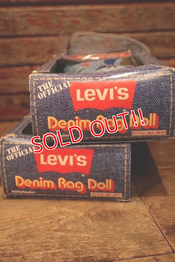画像9: dp-230101-11 LEVI'S / Knickerbocker 1970's Denim Rag Doll Set