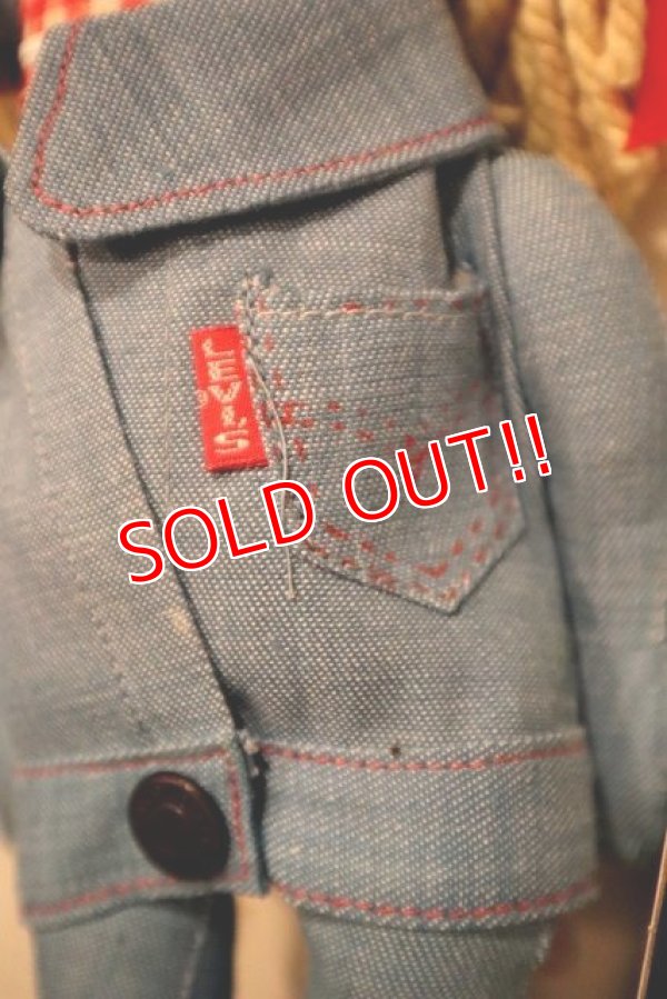 画像13: dp-230101-11 LEVI'S / Knickerbocker 1970's Denim Rag Doll Set
