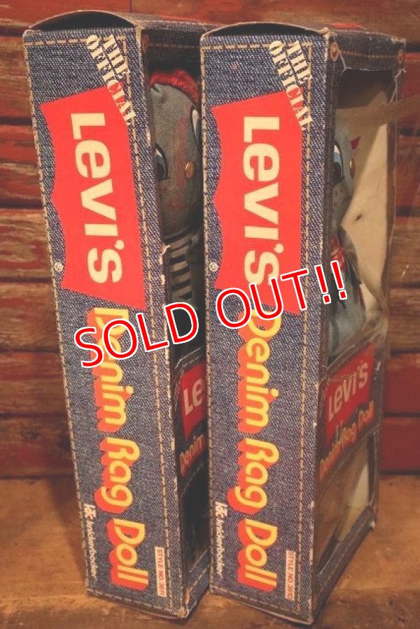 画像6: dp-230101-11 LEVI'S / Knickerbocker 1970's Denim Rag Doll Set