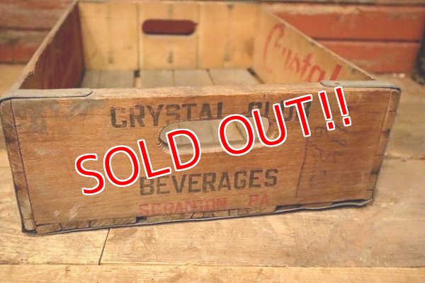 画像4: dp-230101-85 Crystal CLUB BEVAERAGES / Vintage Wood Box