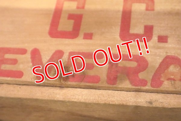 画像7: dp-230101-77 G.C.C. BEVAERAGES / Vintage Wood Box