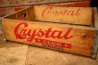 画像3: dp-230101-85 Crystal CLUB BEVAERAGES / Vintage Wood Box