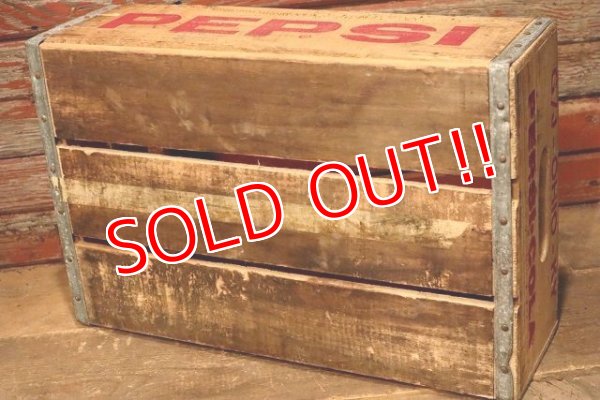 画像6: dp-230101-76 PEPSI / Vintage Wood Box