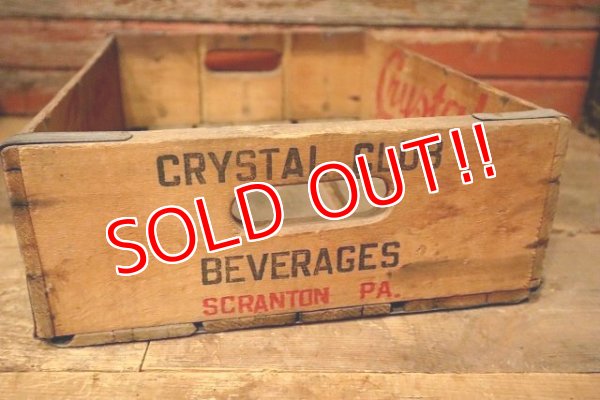 画像5: dp-230101-85 Crystal CLUB BEVAERAGES / Vintage Wood Box
