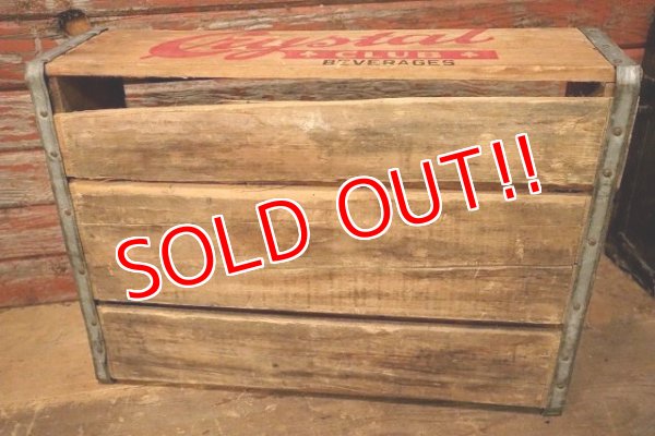 画像7: dp-230101-85 Crystal CLUB BEVAERAGES / Vintage Wood Box