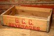 画像1: dp-230101-77 G.C.C. BEVAERAGES / Vintage Wood Box