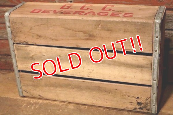 画像6: dp-230101-77 G.C.C. BEVAERAGES / Vintage Wood Box