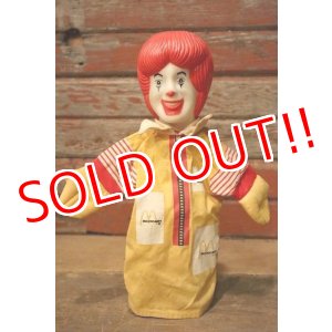 画像: ct-230101-13 McDonald's / Ronald McDonald 1993 Hand Puppet