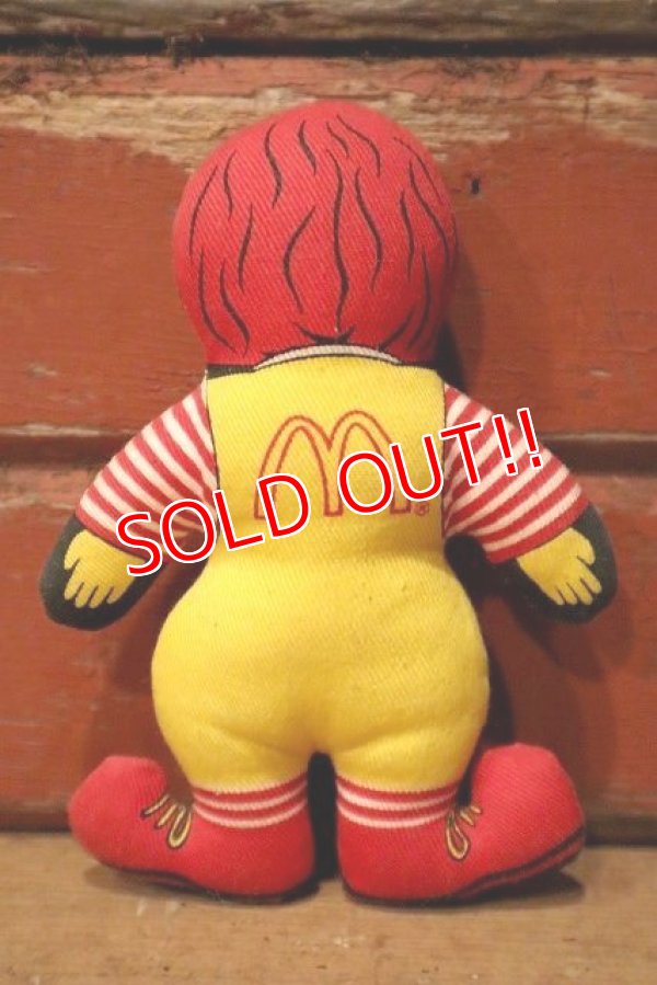 画像3: ct-230101-13 McDonald's / Ronald McDonald 1980's Mini Cloth Doll