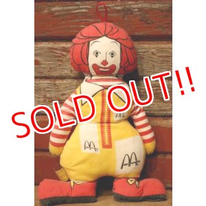 画像: ct-230101-13 McDonald's / Ronald McDonald 1970's Pillow Doll