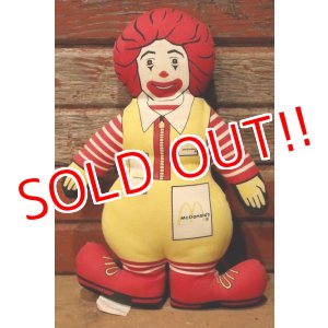 画像: ct-230101-13 McDonald's / Ronald McDonald 1984 Pillow Doll