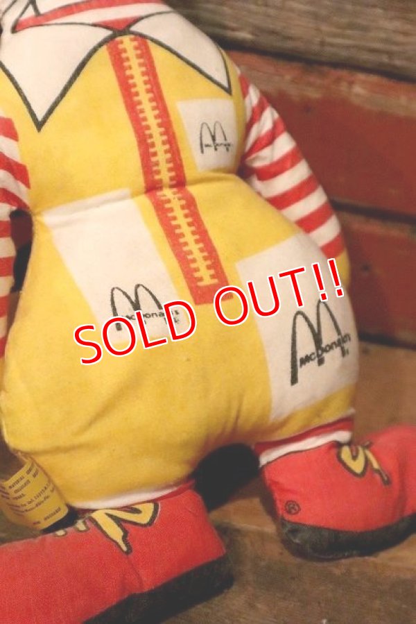 画像3: ct-230101-13 McDonald's / Ronald McDonald 1970's Pillow Doll